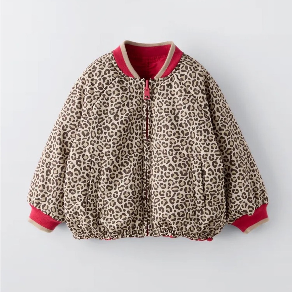 Zara Kids | Bomber reversible animal print size 3 years
